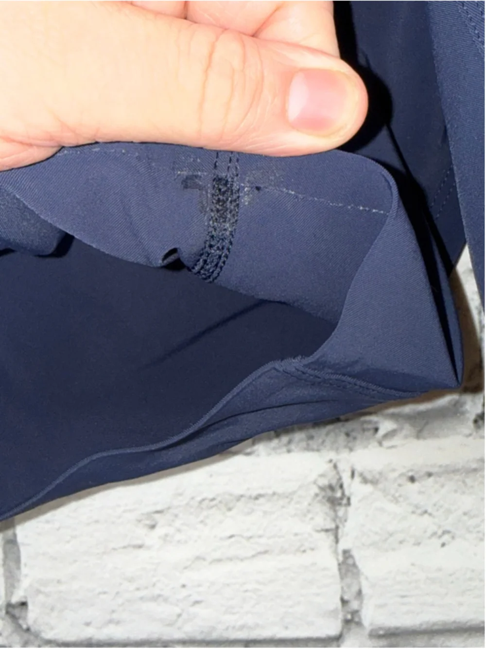 Men's Lululemon Athletic Shorts UNLINED Pace Breaker Size Large Blue Black
